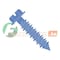 Newport Fasteners Concrete Screw, 3/16" Dia., Hex, 1 3/4 in L, Steel Ceramic Coating, 100 PK 188717 - alternate 1